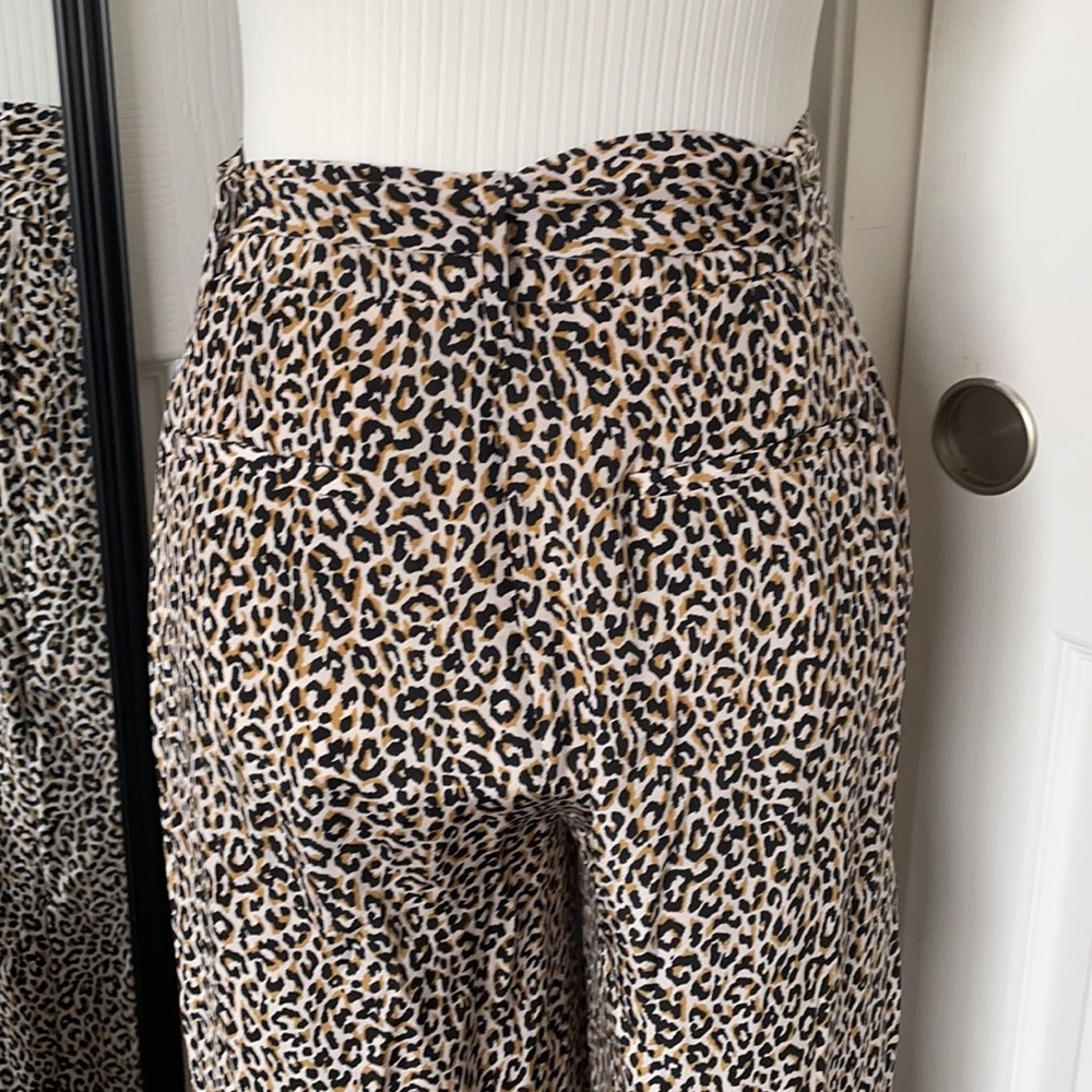 J.Crew Leopard Print silk pants - Picture 9 of 11